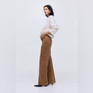 Vintage 70s 80s Corduroy Pants Made In USA Straight Trouser Hippy Bohemian Tan